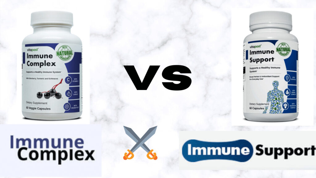 Immune Complex VS Immune Support