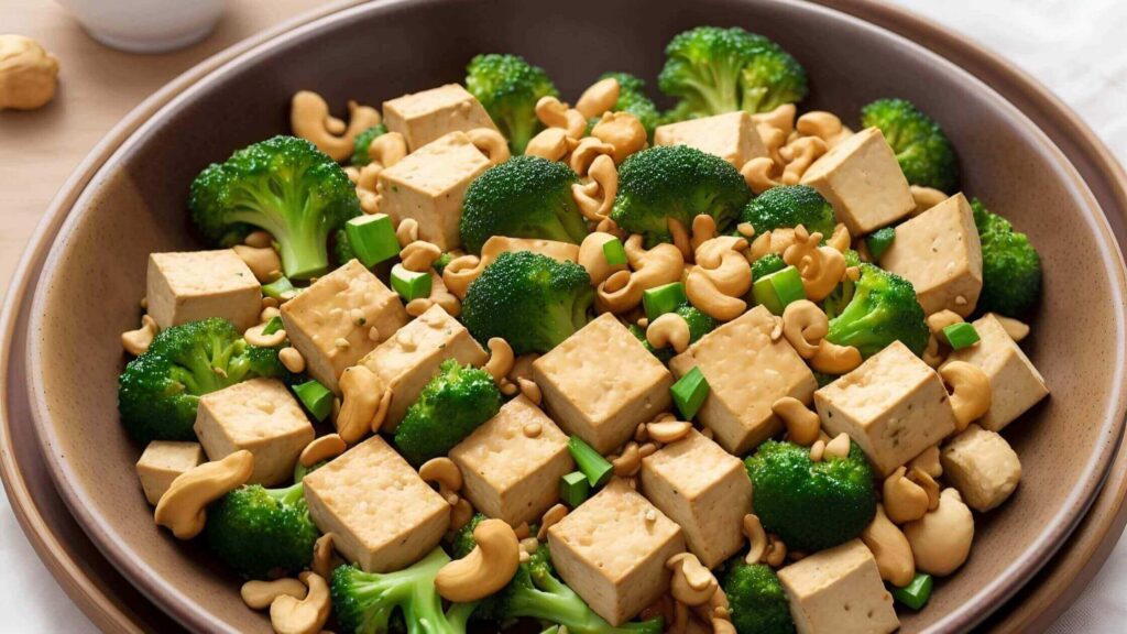 10. Tofu Stir Fry with Broccoli and Cashews 2 1 1 1
