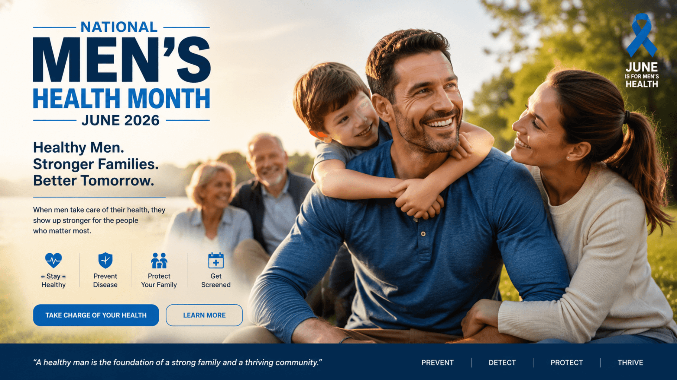 National men's health month 2026